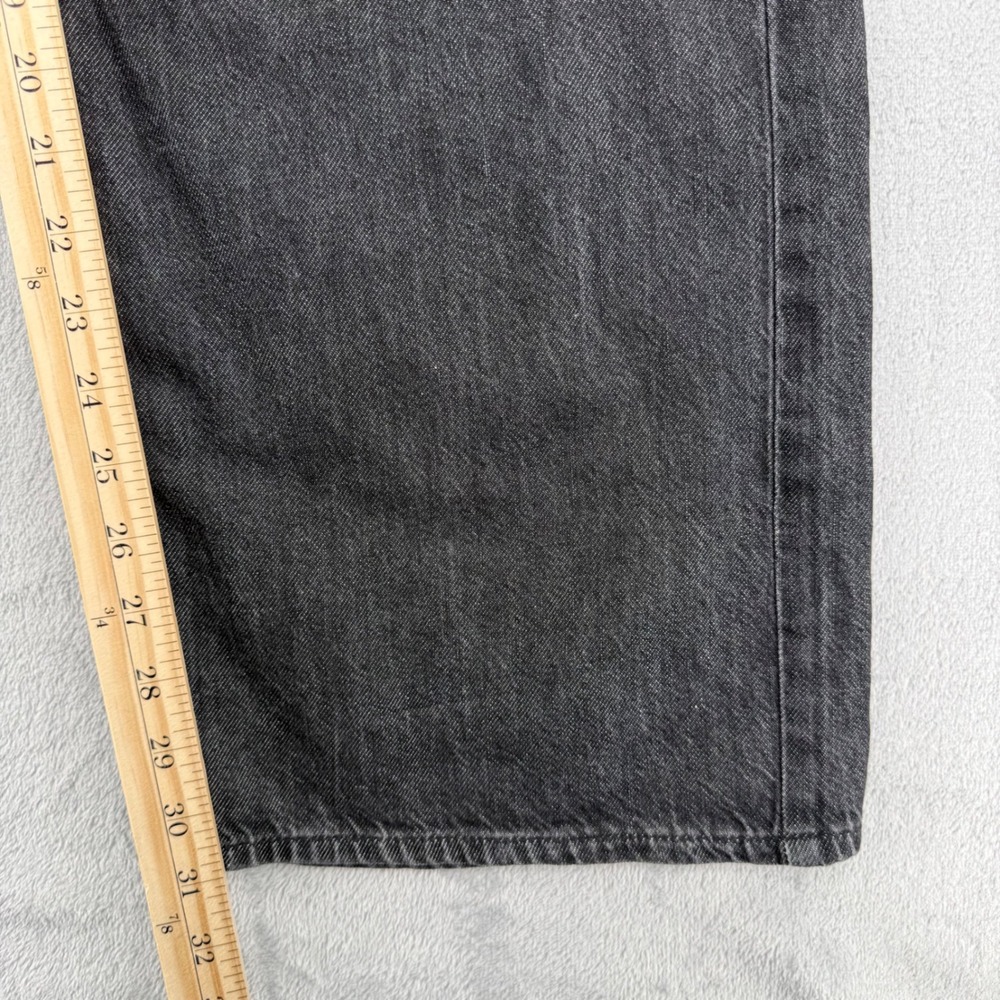 Rag & Bone Lori Mid-Rise Wide Leg Jeans Senoia Black Grey Women's Size 27 NEW - Picture 14 of 16